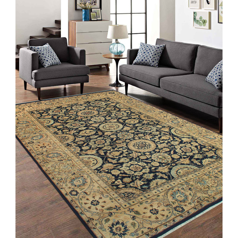 Tapis bleu marine Pak-Persian Paree / Pa