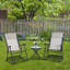 Chaise berçante en métal Gaston-31010073