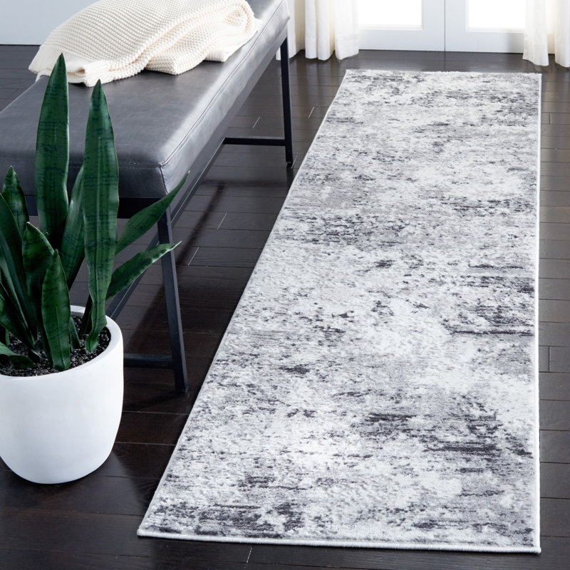 Kairo 700 Performance Abstract Rug, Round 5'3"