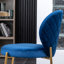 Chaise de salle à manger en velours-2001861092
