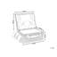 4 Person Wicker Picnic Hamper Brown ECLAIR