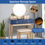 Bark Dressing Table with Mirror