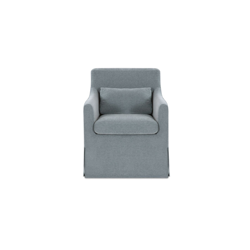 Lydia Upholstered Arm Chair, Gray