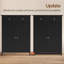 Rangement pour salle de bain 2 portes avec tablette réglable Calidia-157804619