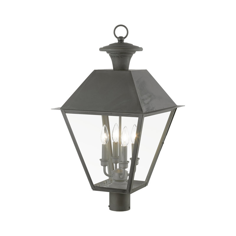 Florinel Lantern Head, Charcoal, 27" H x 15" W x 15" D