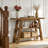 Solid Wood Console Table, 47.24" Long Farmhouse Entryway Table With 3-tier Shelves-702159143