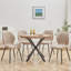Encinitas 127cm H Upholstered Metal Side Chair-485902938