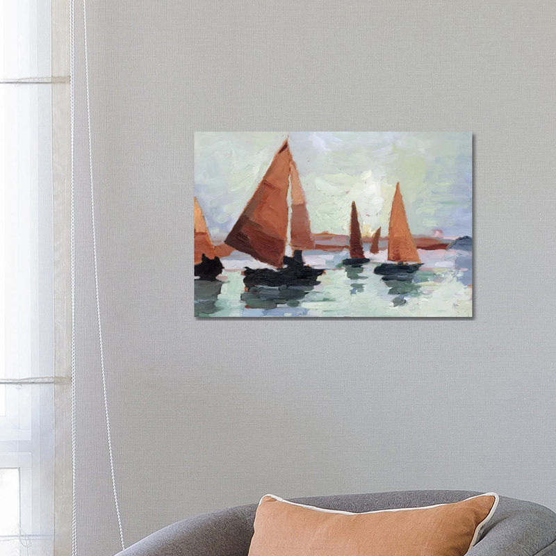 Sunset Harbor I by Ethan Harper - Wrapped Canvas Print, 66.04 cm H x 45.72 cm W x 1.91 cm D