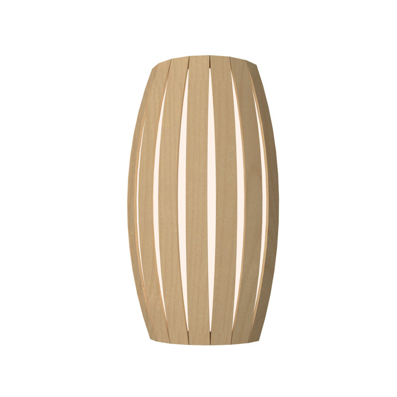 2 - Light LED Flush Mounted Sconce, Maple