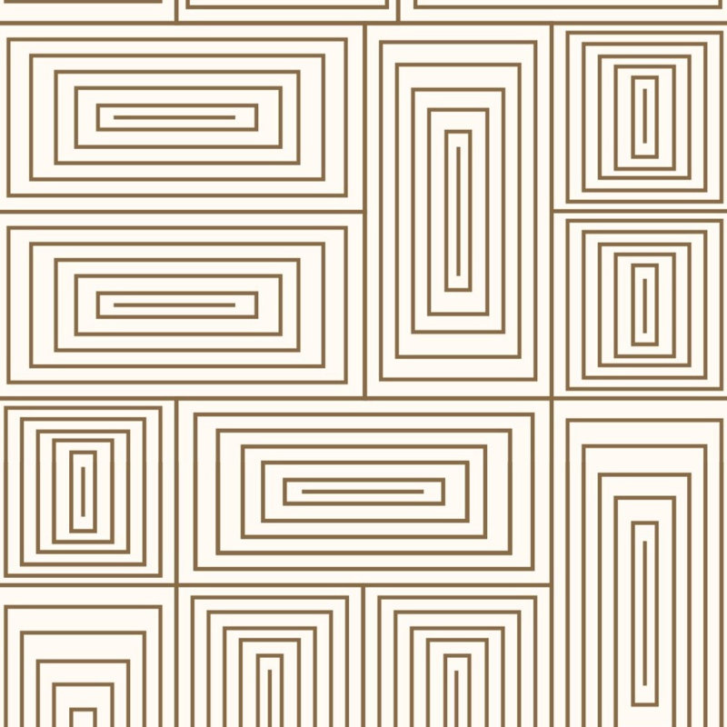 Nia 10' L x 24" W Wallpaper Roll, Coffee, Premium Paper