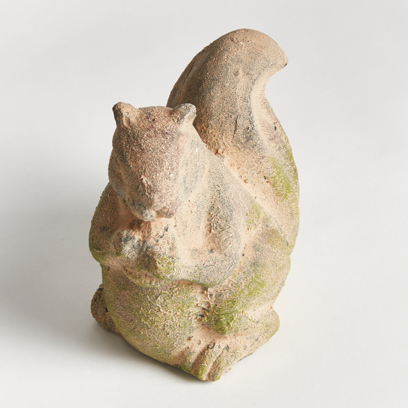 Doogal Squirrel Terracotta Garden Statue