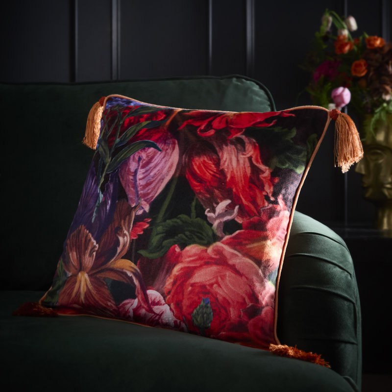 Laurence Llewelyn-Bowen Grande Chintz Cushion Multi, Filled Cushion