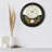 QXM617KLH Pendulum Melodies Clock, Black