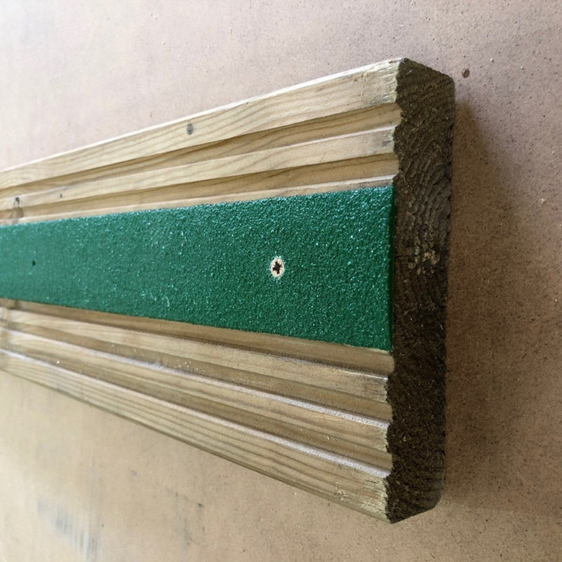 Lorilea Non Slip Decking Strips, 5cm x 60cm, Green