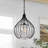 Eller 1-Single Teardrop Pendant, Light