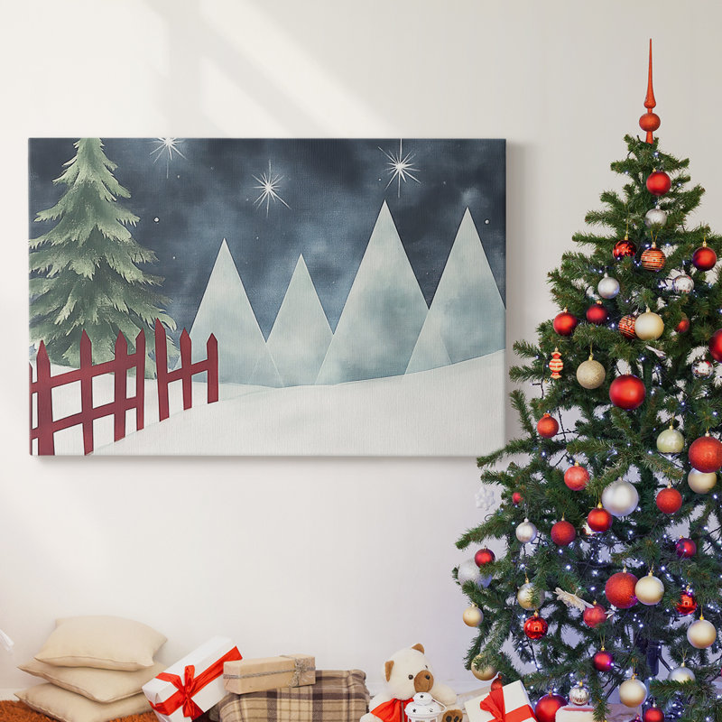 Christmas Holiday Arts - Toile tendue avec châssis XMA171389, H 40 po x l 60 po
