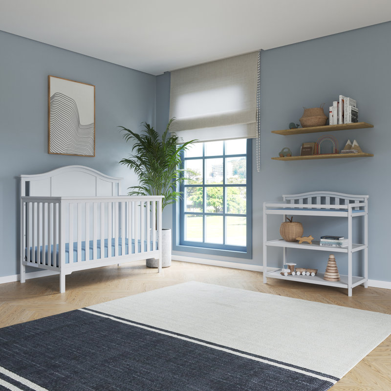 Table à langer en arc avec coussin Camden Child Craft, Blanc mat