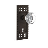 Craftsman Plate with Decorative Keyhole and Waldorf Door Knob