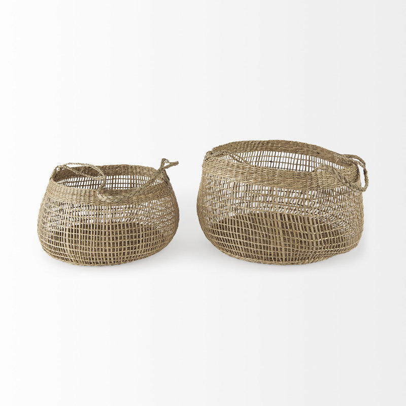 Ensemble de 2 paniers en ruppie maritime