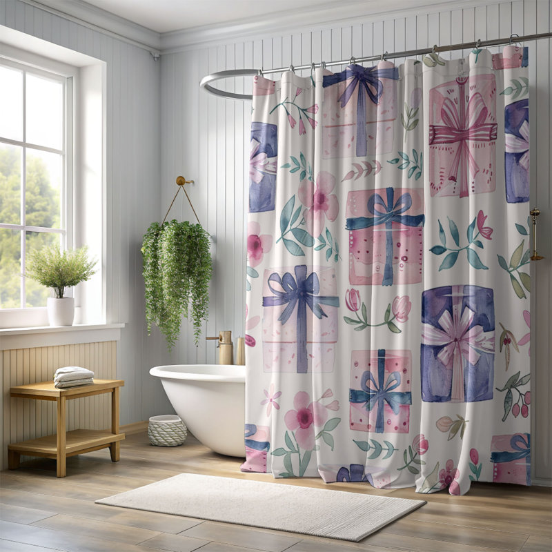 Sweet Love - Premium Shower Curtain, 74"H x 71"W