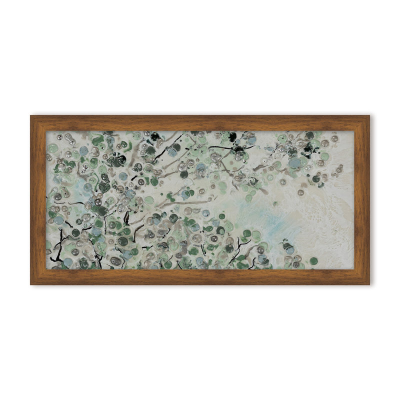 Nature Inspired "Dappled Canopy" Canvas Wall Art By , 16" H x 8" W, Framed Canvas, Gold