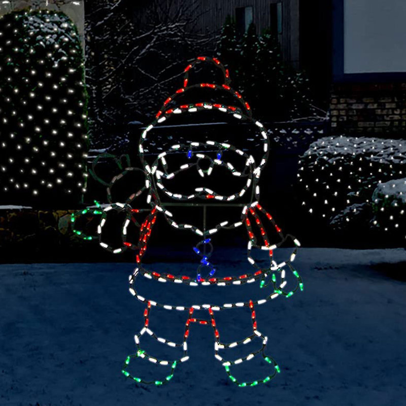 Santa Claus Lighted Sign