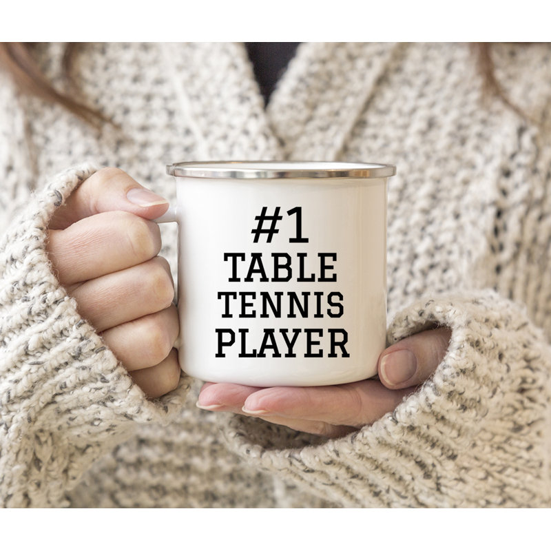 Tasse de camping Campfire, Joueur de tennis de table