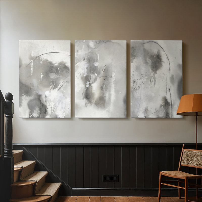 Mystical Objects I  -Custom Wrapped Gallery Canvas - 3 Pieces