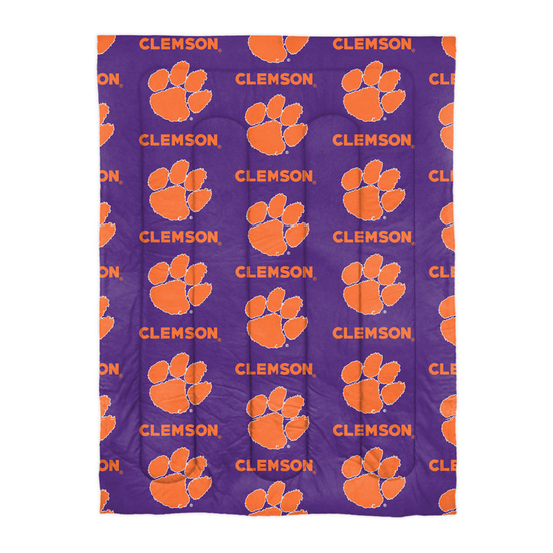 Polyester Comforter, NCAA Clemson University
