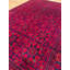 Tapis en laine et coton rouge noué à la main Original