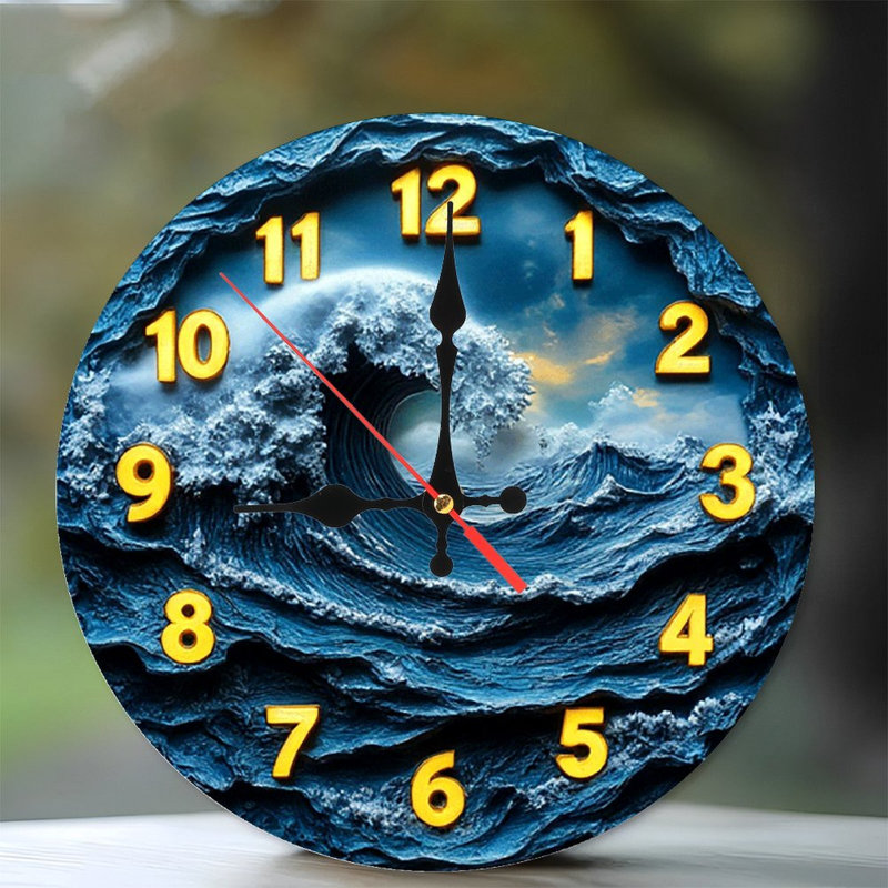 Horloge murale Ocean Wave