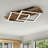 Dimmable Wood LED Flush Mount