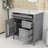 Embrulla 30" Modern Bathroom Vanity with Ceramic Top Sink and Storage Cabinet-397164148