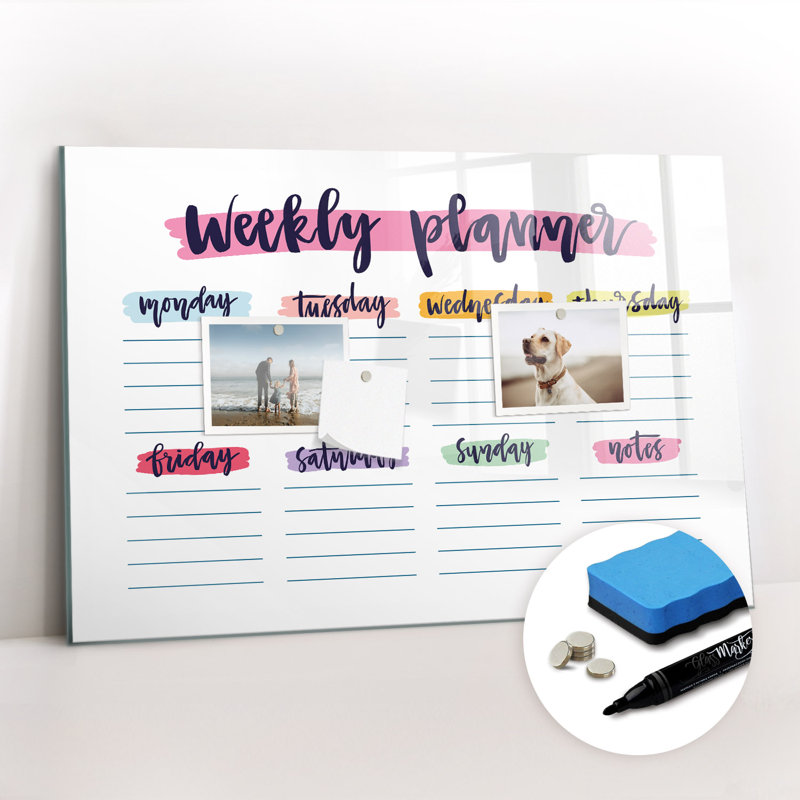 Magnetic Glass Dry Erase Board