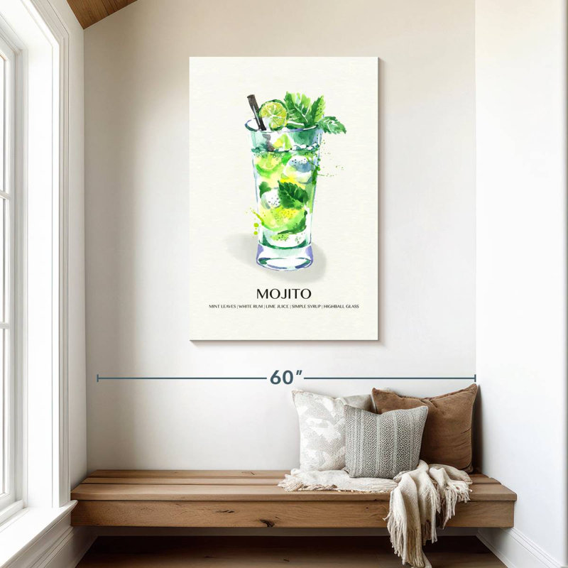 Verre Tergel Mojito, H 45 po x l 30 po