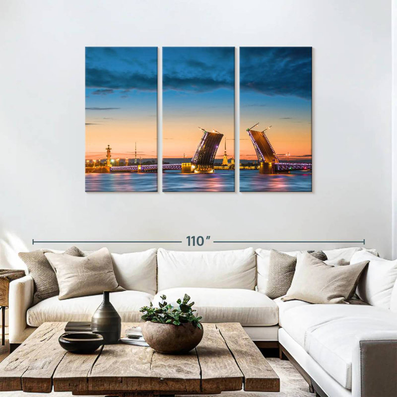 Rorry St. Petersburg Palace Drawbridge, 48" H x 74" W