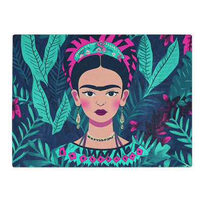 Frida Kahlo Art  Glass Chopping Board