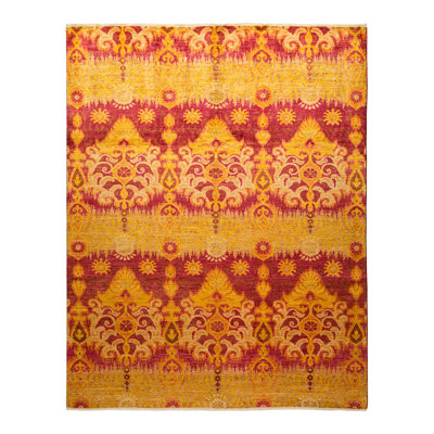 Contemporary One-of-a-Kind 8' 1" X 10' 2" Hand Knotted Area Rug
