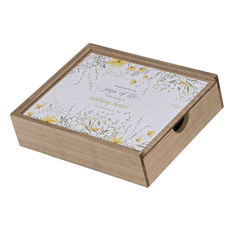 Boîte à souvenirs à mémoire de fleurs