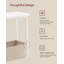 Ruzana Pedestal End Table