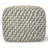 Beatrix 18"W Boho Upholstered Polyester Square Pouf