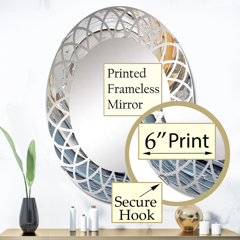 Wael Oval Mirror, 36" x 24"