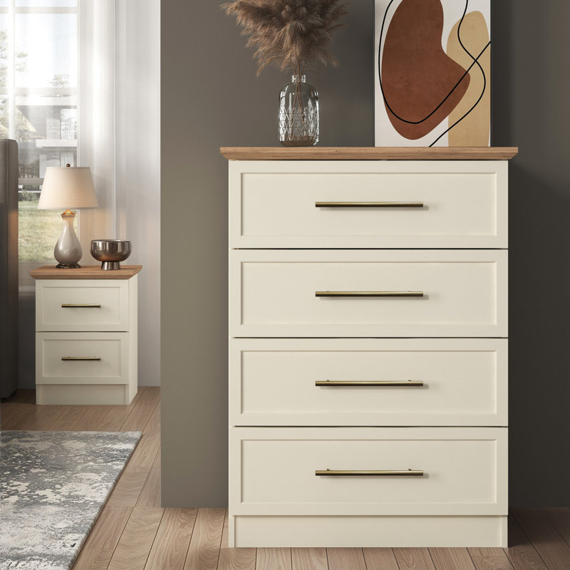 Cleverton Storage Duo Bedroom Set, Ivory