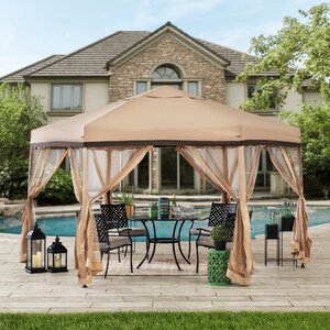 11 Ft. W x 11 Ft. D Steel Pop-Up Gazebo