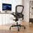 Game Chairs, Ergonomic Desk Chairs 330LBS Capacity High Back Mesh Computer Chair With Flip-Up Armrests, Comfy Work Chair With Adjustable Lumbar Support, Rolling Chair (One Size)-409901737