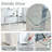 51in Rectangle Glass Top Dining Set-2129758312-2129758315