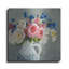 «Bouquet In French Jug 1 Gray» par Shirley Novak, art mural en métal-260682793