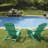 Plastic Adirondack Chairs Outdoor HIPS Patio Chairs With Wood Texture Lawn Fire Pit Deck Porch Garden Chairs For Adults（Set Of 2）-118766778