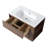 30" Wall Mounting Bathroom Vanity With Gel Sink, Soft Close Drawer-883041425