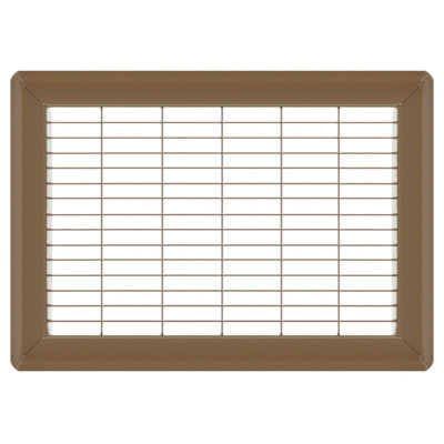 Gril de plancher brun de gros calibre